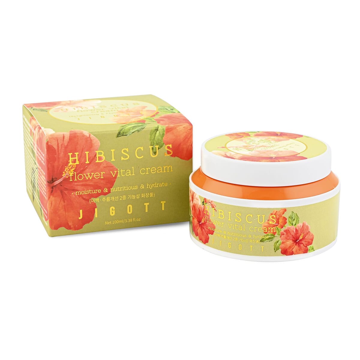 Jigott Hibiscus Flower Vital Cream (3.38oz) image number 1
