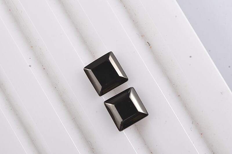 Elite Shungite (Sqr 6 mm) 1.31 ctw Loose Gemstone