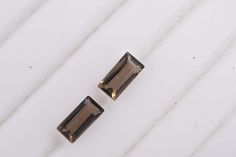 Smoky Quartz (Bgt 6x3 mm) 0.66 ctw Loose Gemstone