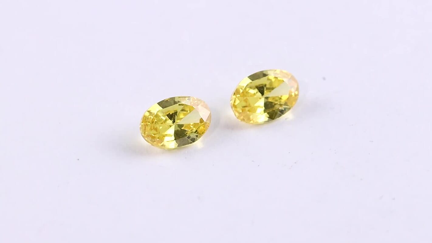 Simulated Yellow Diamond (Rnd 6 mm) 2.60 ctw Loose Gemstone