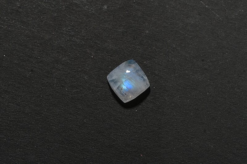 AA Rainbow Moonstone (Cush 5x5 mm) 0.72 ctw Loose Gemstone
