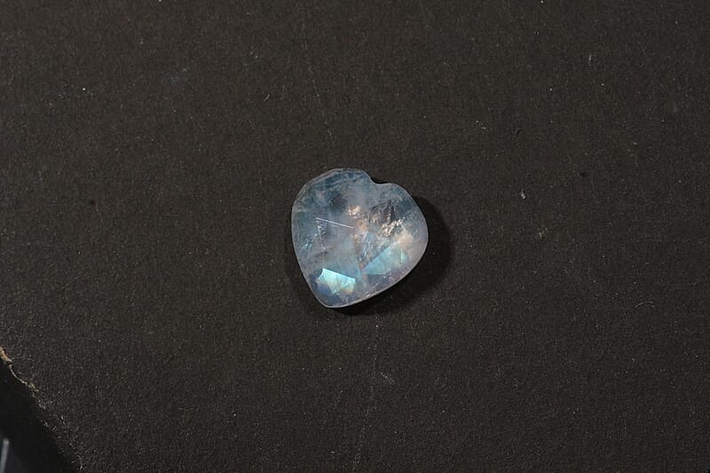 AA Rainbow Moonstone (Hrt 8 mm) 2.00 ctw Loose Gemstone