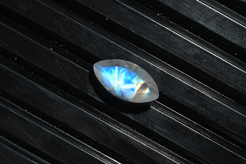 AA Rainbow Moonstone (Mrq 12x6 mm) 1.52 ctw Loose Gemstone