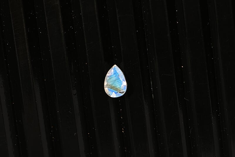 AA Rainbow Moonstone (Pear 7x5 mm) 0.75 ctw Loose Gemstone