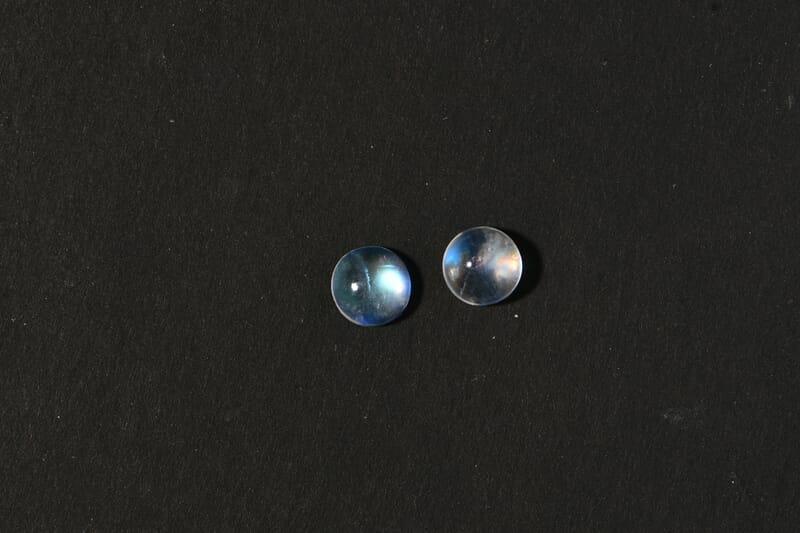 AA Rainbow Moonstone (Rnd 5 mm) 1.14 ctw Loose Gemstone