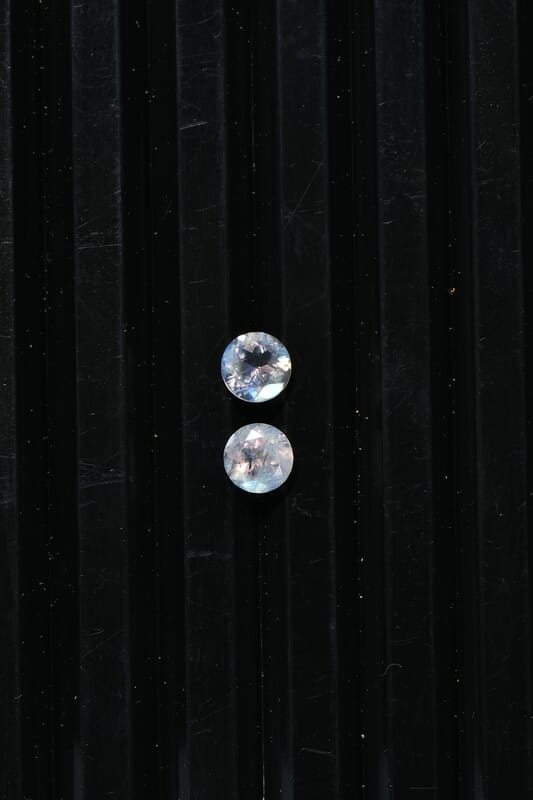 AA Rainbow Moonstone (Rnd 5 mm) 0.90 ctw Loose Gemstone