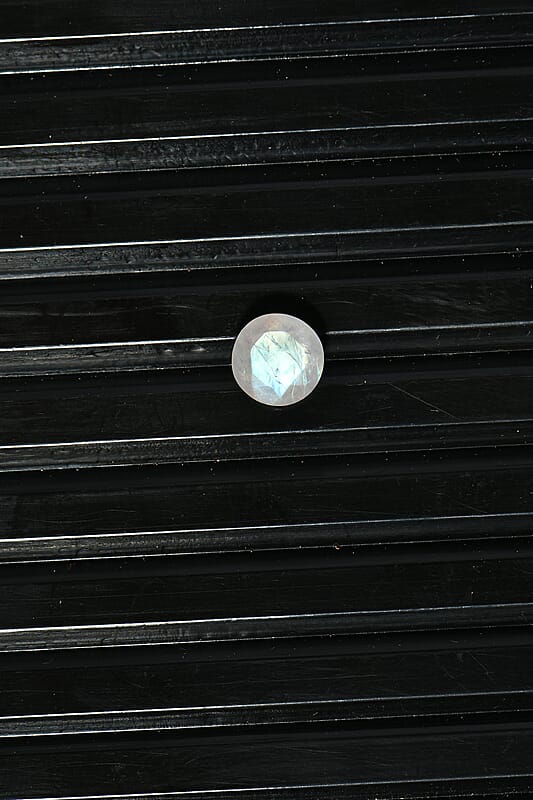 Rainbow Moonstone (Rnd 7 mm) 1.19 ctw Loose Gemstone