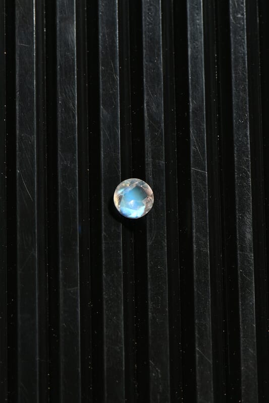 AA Rainbow Moonstone (Rnd 7 mm) 1.19 ctw Loose Gemstone