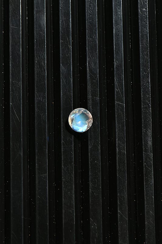 AA Rainbow Moonstone (Rnd 7 mm) 1.19 ctw Loose Gemstone