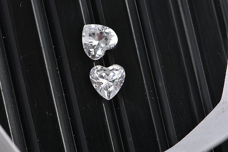 Zirconia by Swarovski (Hrt 5 mm) 1.53 ctw Loose Gemstone