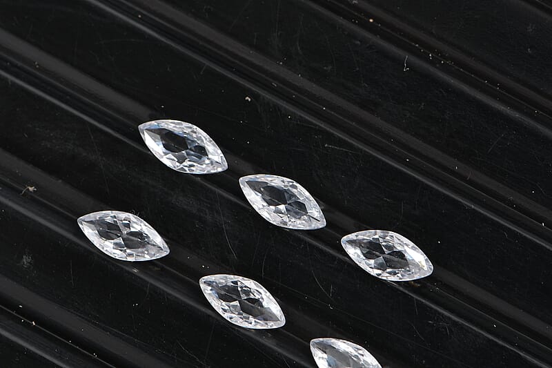 Simulated Diamond (Mrq 5x2.5mm) 1.08 ctw Loose Gemstone