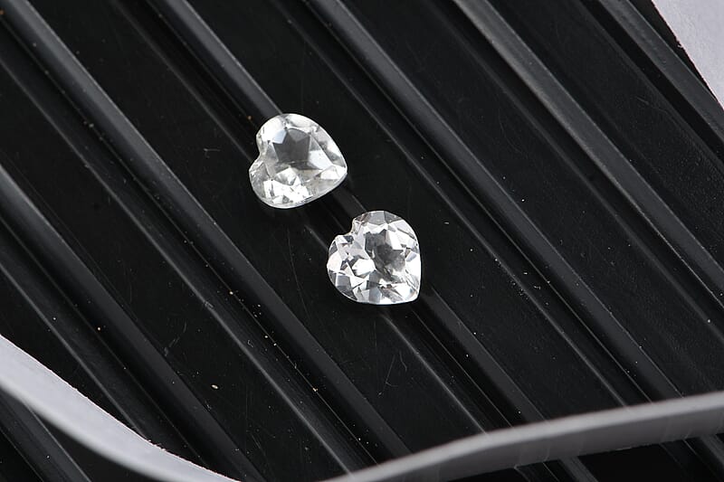 White Topaz (Heart 5 mm) 0.98 ctw Loose Gemstone