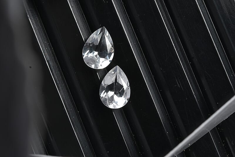 White Topaz (Pear 7x5 mm) 1.33 ctw Loose Gemstone