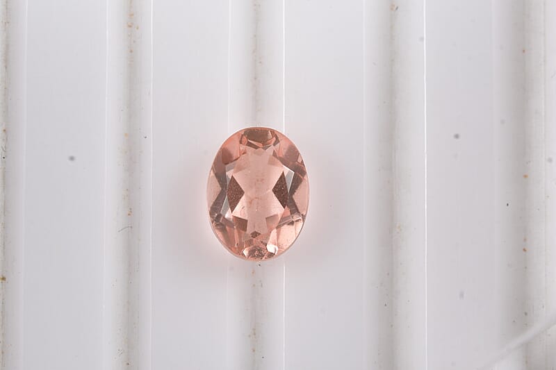 Morganite Triplet Quartz (Ovl 8x6 mm) 1.16 ctw Loose Gemstone