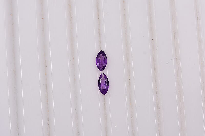 African Amethyst (Mrq 6x3 mm) 0.41 ctw Loose Gemstone