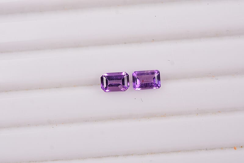 Bolivian Amethyst (Oct 6x4 mm) 1.03 ctw Loose Gemstone