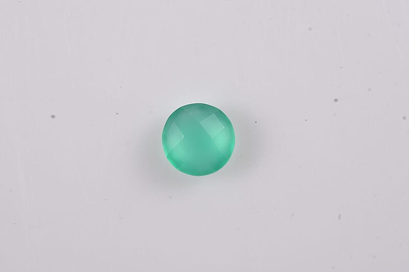 Green Onyx (Rnd 8 mm) 1.34 ctw Loose Gemstone