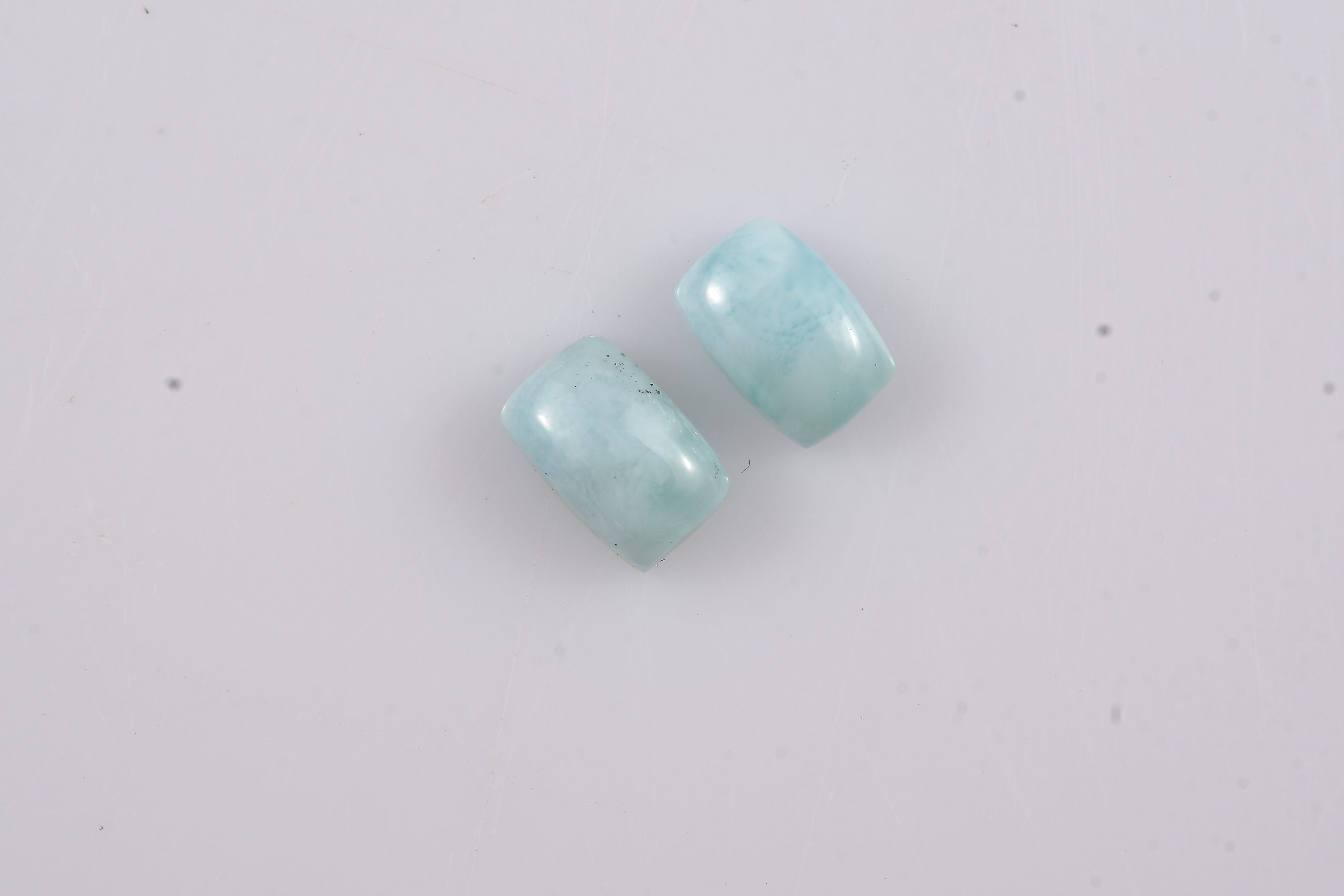 Larimar (Cush 6x4 mm) 1.32 ctw Loose Gemstone