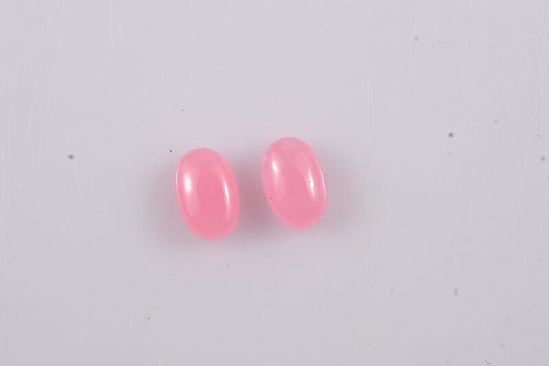 Pink Jade (Ovl 6x4mm) 1.23 ctw  Loose Gemstone