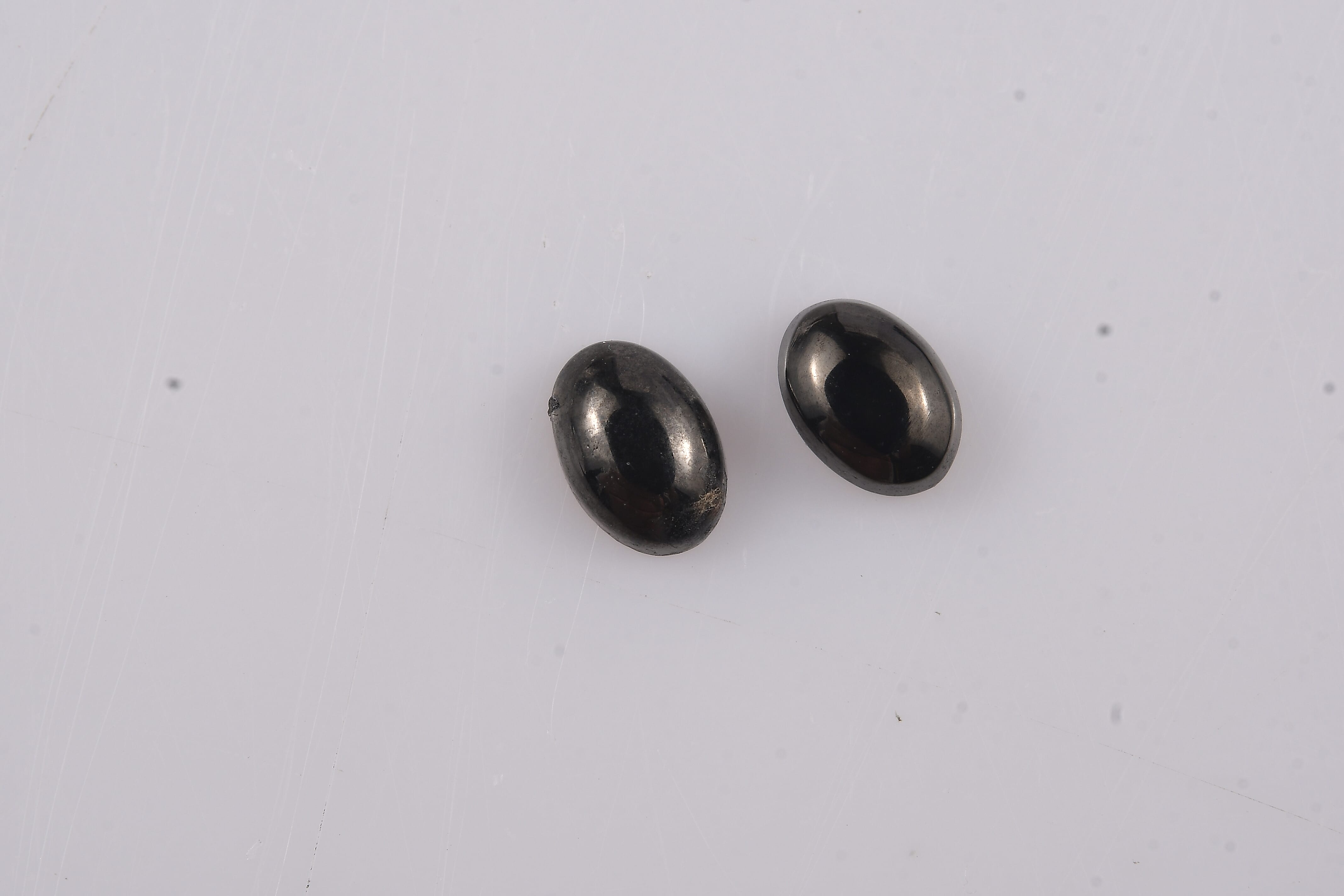 Elite Shungite (Oval 6x4 mm) 0.48 ctw Loose Gemstone