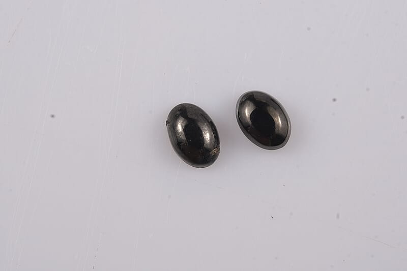 Elite Shungite (Oval 6x4 mm) 0.48 ctw Loose Gemstone