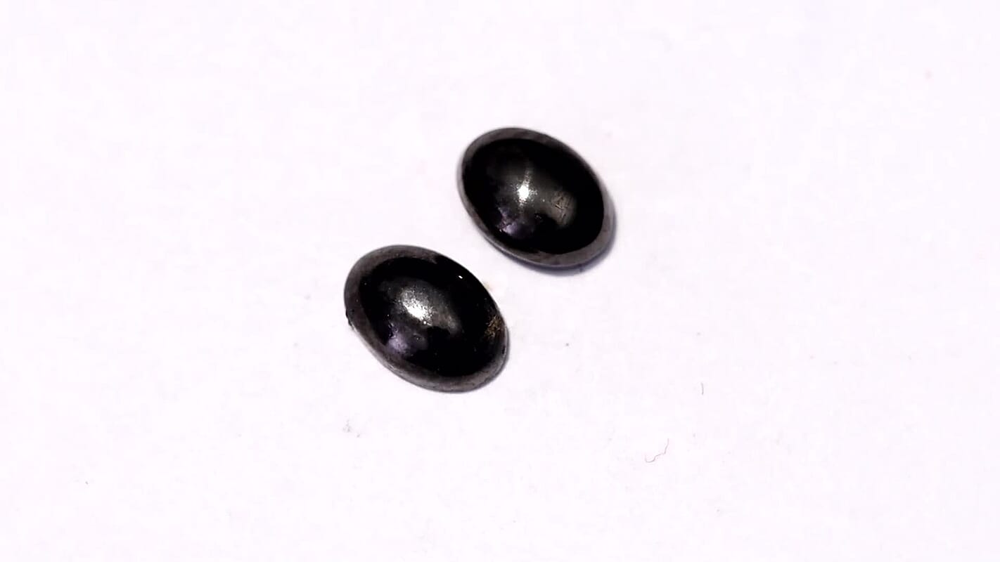 Elite Shungite (Oval 6x4 mm) 0.48 ctw Loose Gemstone