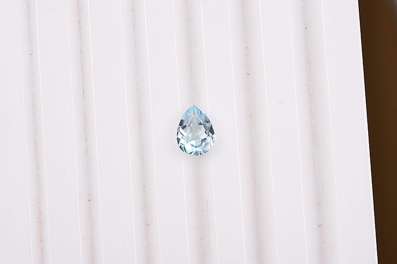 Skyblue Topaz (Pear 8x6 mm) 1.14 ctw Loose Gemstone