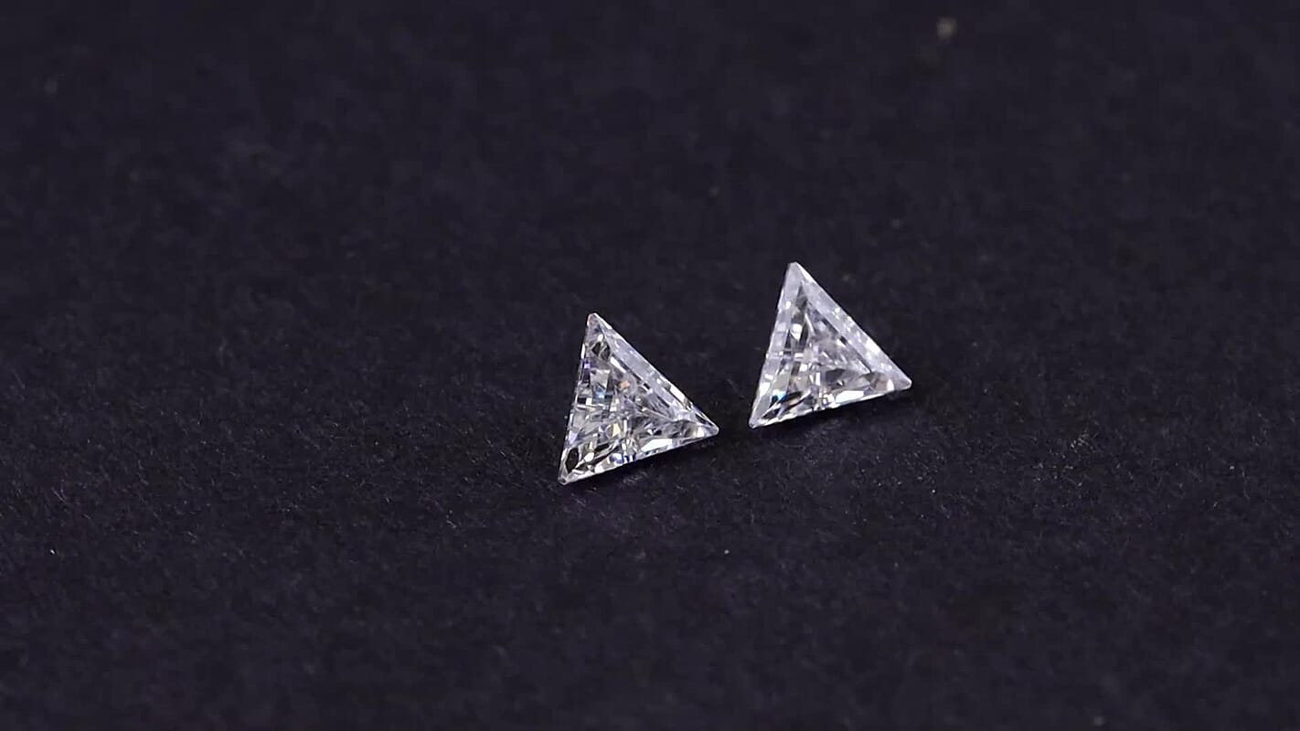 Zirconia by Swarovski (Triangle 5 mm) 0.66 ctw Loose Gemstone