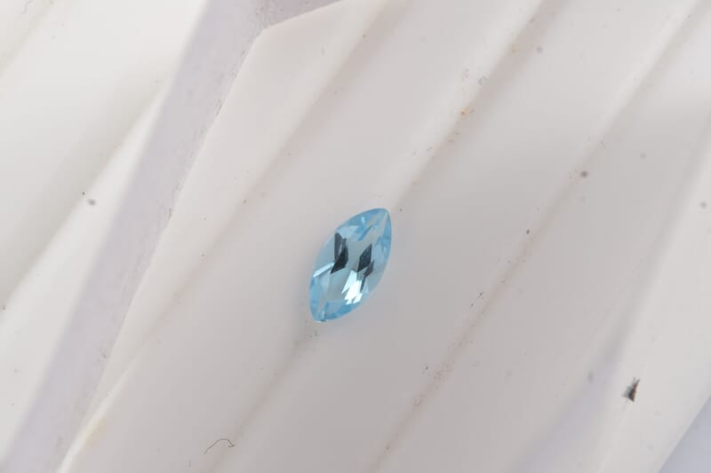 Swiss Blue Topaz (Mrq 6x3mm) Loose Gemstone 0.28 ctw Loose Gemstone