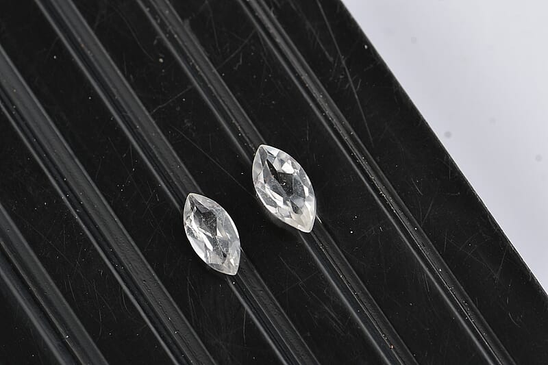 AA White Topaz Set of 2 (Mrq 6x3mm) 0.51 ctw Loose Gemstone