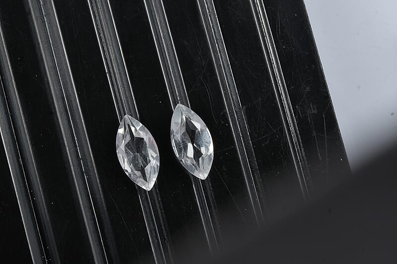 AA White Topaz Set of 2 (Mrq 8x4mm) 1.17 ctw Loose Gemstone