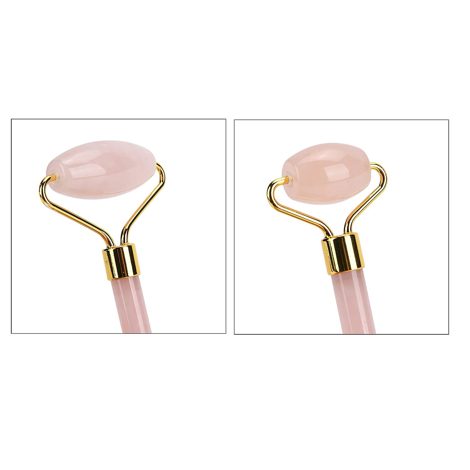 Rose Quartz Eye Mask with Face Roller
