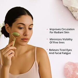 Green Aventurine Eye Mask with Face Roller