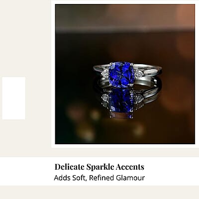 Certified & Appraised Rhapsody 950 Platinum AAAA Tanzanite, Diamond (E-F, VS) Ring (Size 5.0) (4.58 g) 2.69 ctw
