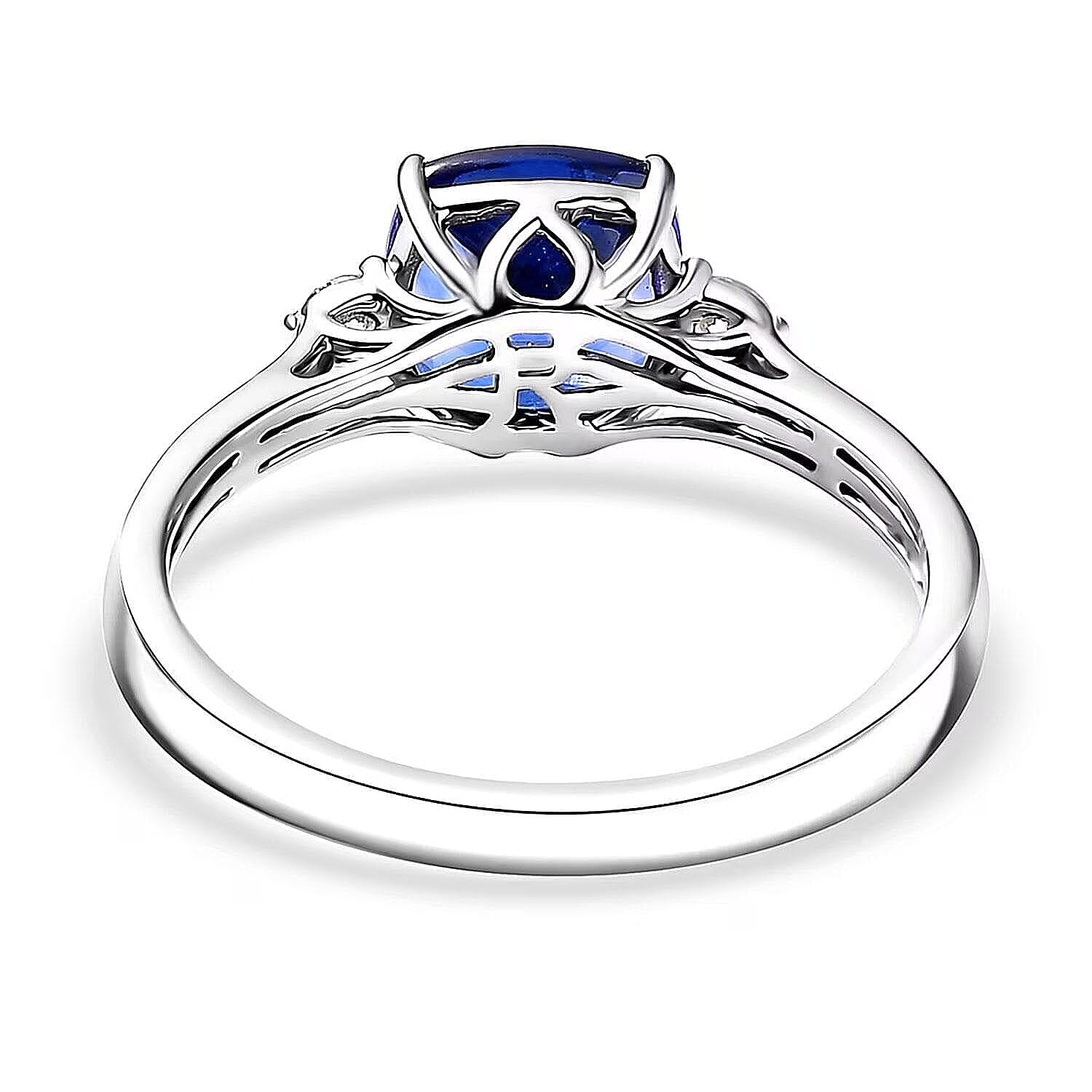Certified & Appraised Rhapsody 950 Platinum AAAA Tanzanite, Diamond (E-F, VS) Ring (Size 5.0) (4.58 g) 2.69 ctw