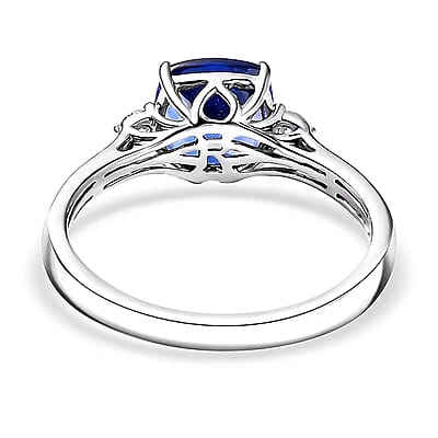 Certified & Appraised Rhapsody 950 Platinum AAAA Tanzanite, Diamond (E-F, VS) Ring (Size 5.0) (4.58 g) 2.69 ctw