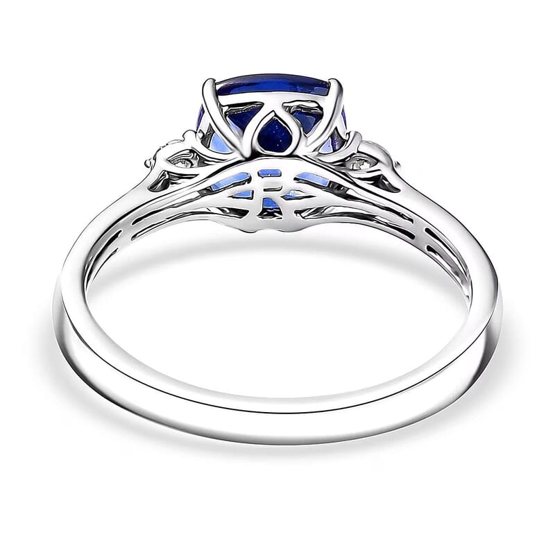 Certified & Appraised Rhapsody 950 Platinum AAAA Tanzanite, Diamond (E-F, VS) Ring (Size 5.0) (4.58 g) 2.69 ctw