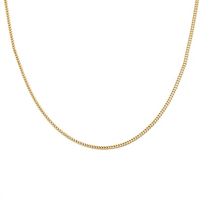 2mm Franco Chain Necklace in 18K Yellow Gold 18 Inches 5.22 Grams