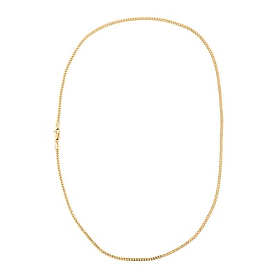 2mm Franco Chain Necklace in 18K Yellow Gold 20 Inches 5.80 Grams