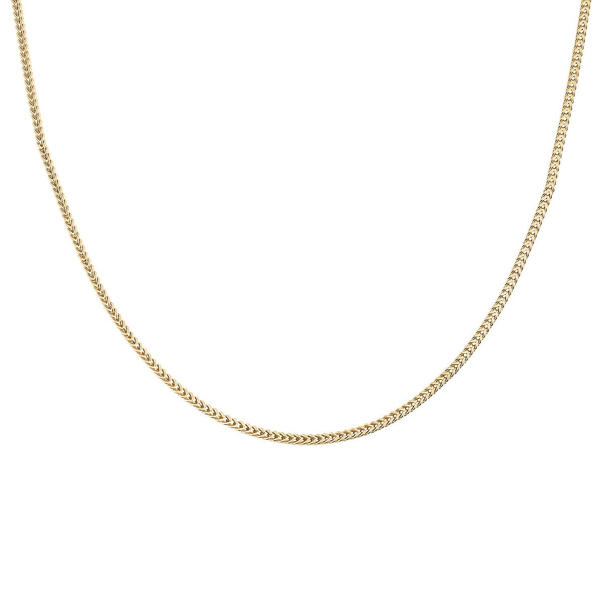 2mm Franco Chain Necklace in 18K Yellow Gold 22 Inches 6.4 Grams image number 1