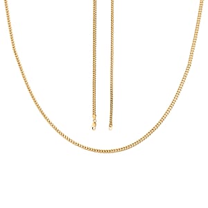 2mm Franco Chain Necklace in 18K Yellow Gold 22 Inches 6.4 Grams