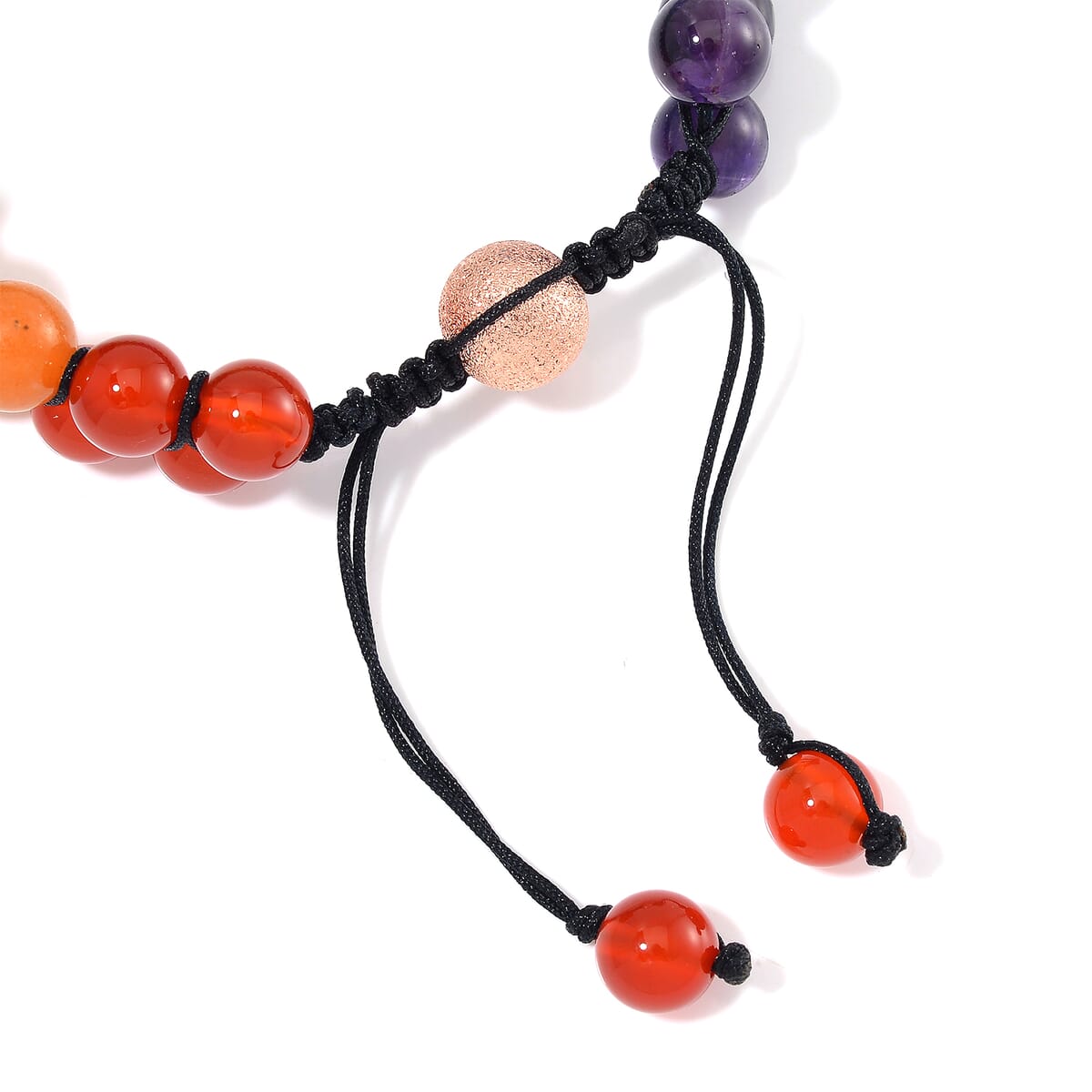 Multi Gemstones 150.00 ctw Stretch Bracelet  image number 4