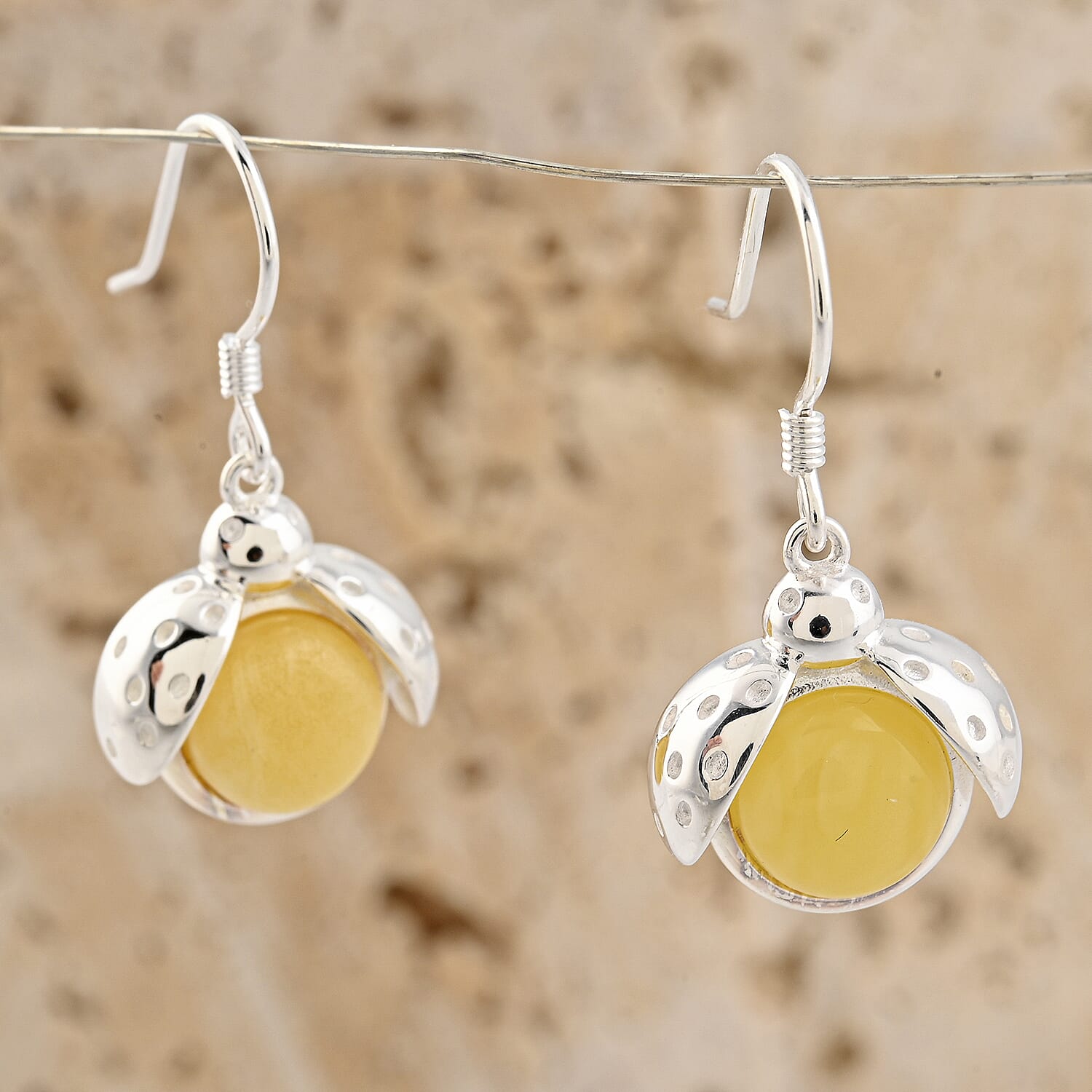 Butterscotch Amber Earrings