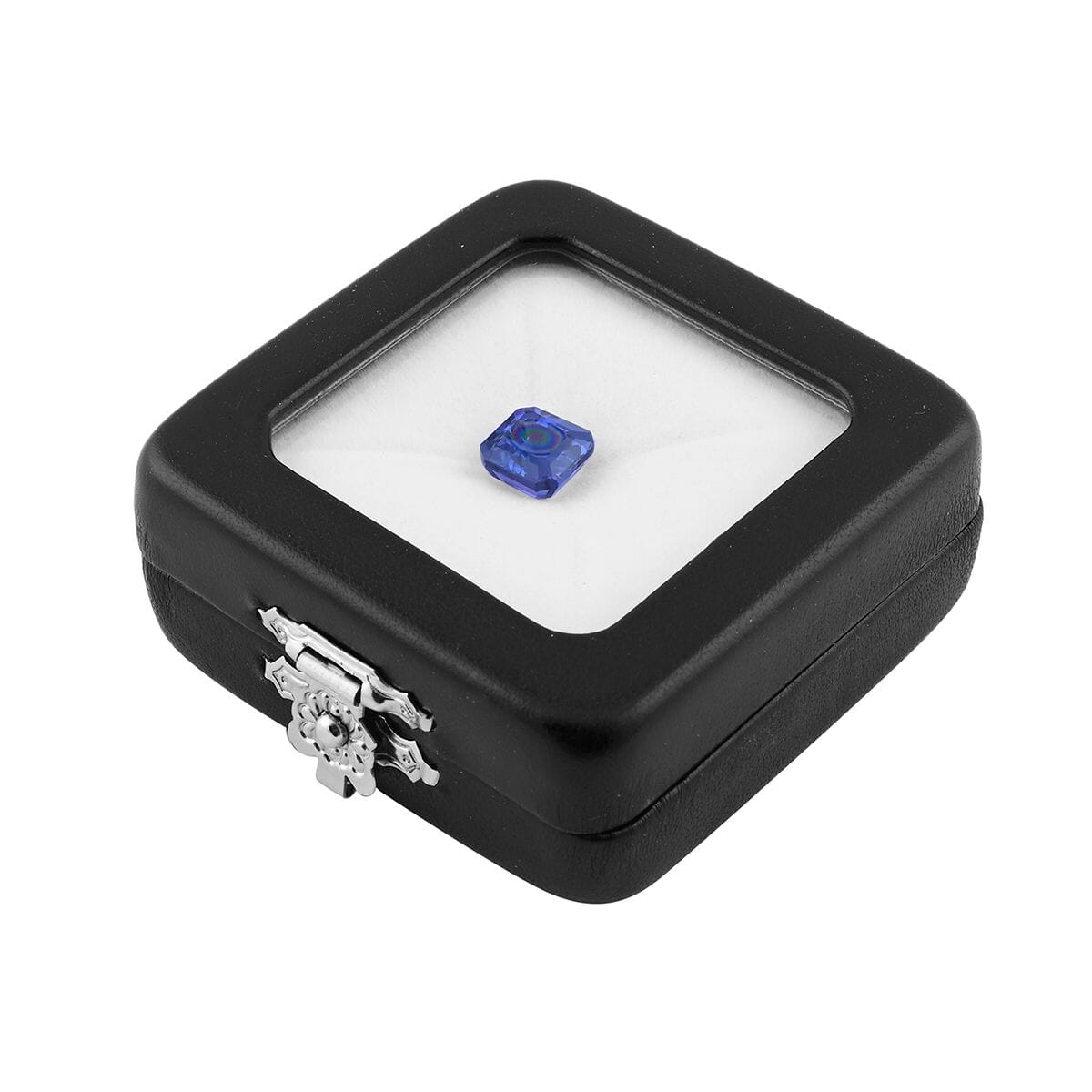 Asscher Cut AAAA Tanzanite (Sqr 6x6 mm) 1.20 ctw image number 3