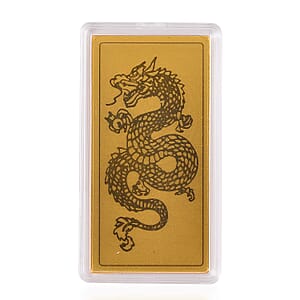 24K Golden Dragon Emboss Sheet 55x30mm 100mg