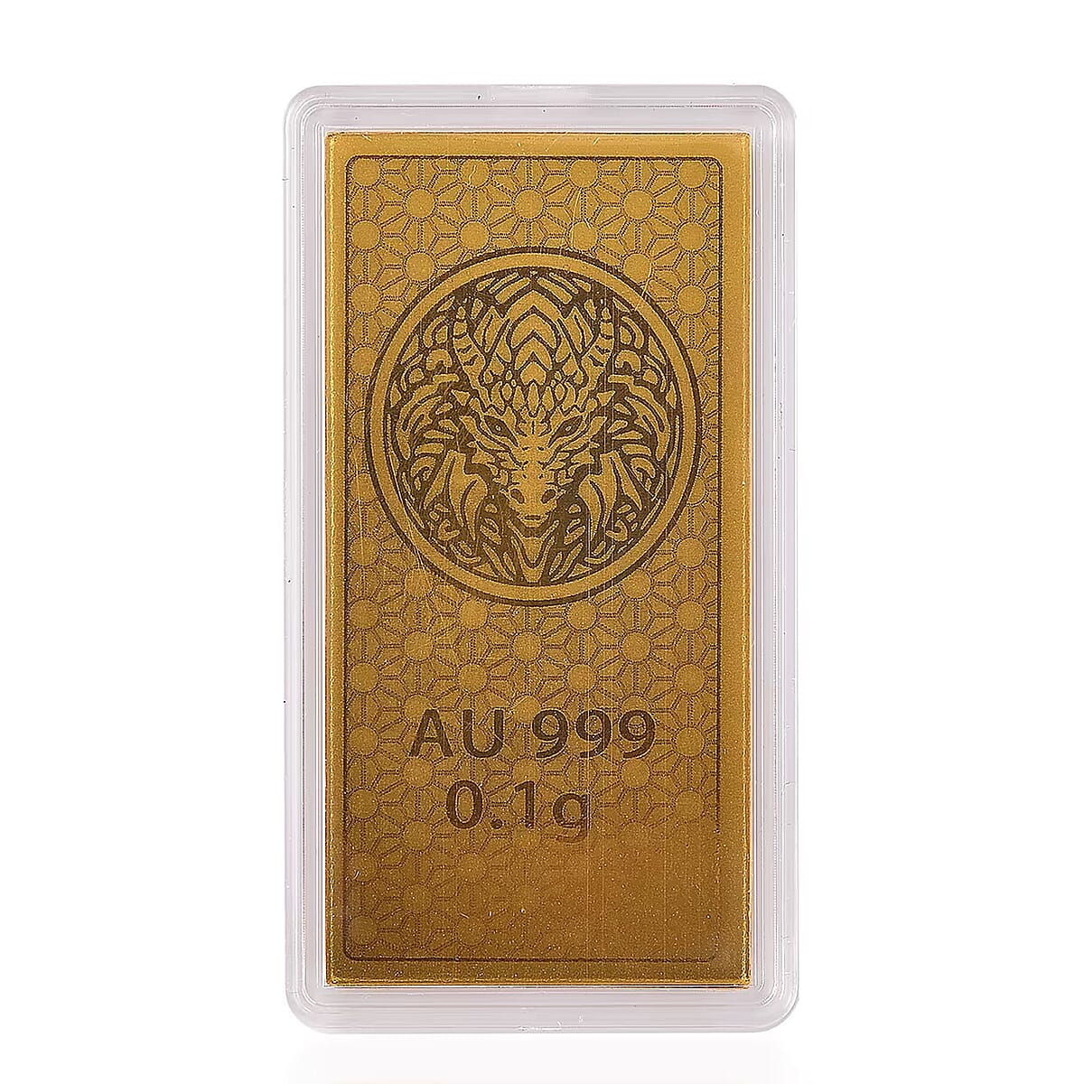 24K Golden Dragon Emboss Sheet 55x30mm 100mg image number 6