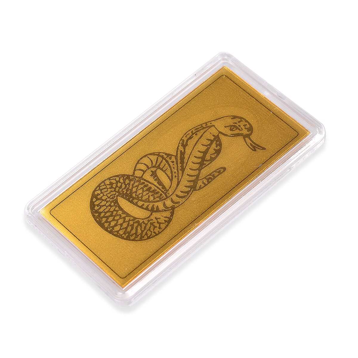 24K Gold Serpent Emboss Sheet 55x30mm 100mg image number 2