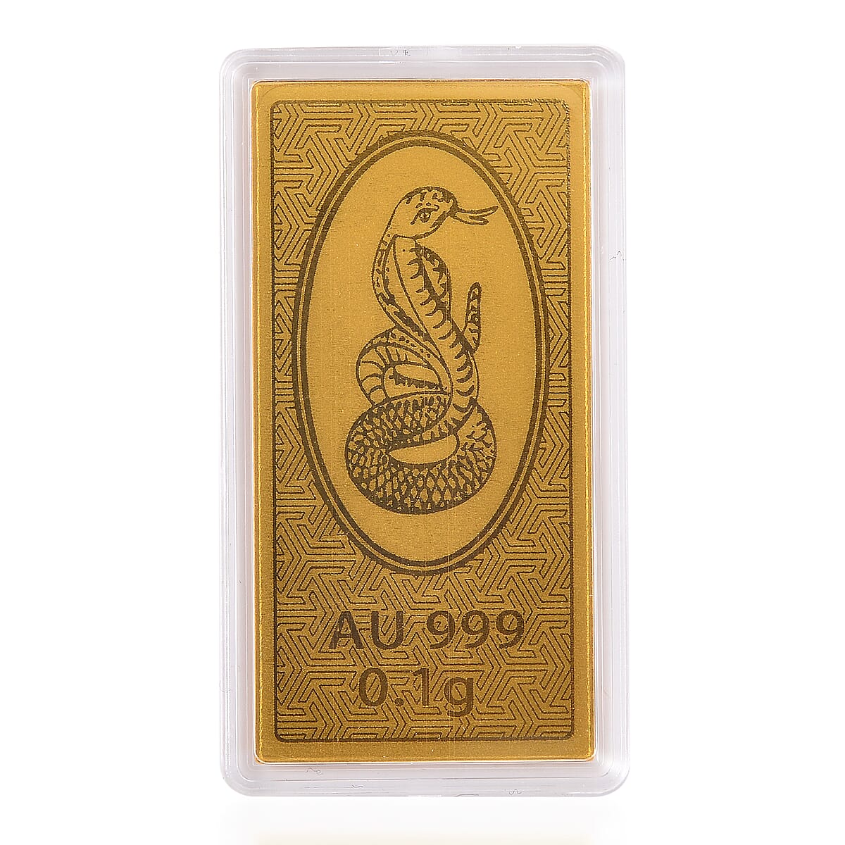 24K Gold Serpent Emboss Sheet 55x30mm 100mg image number 3