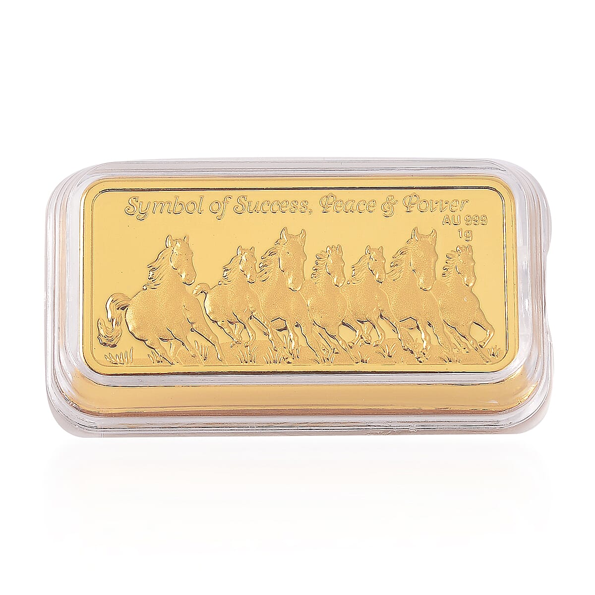 Doorbuster 24K Golden Fortune Seven Horse Emboss Sheet 40x20mm (1g) image number 0