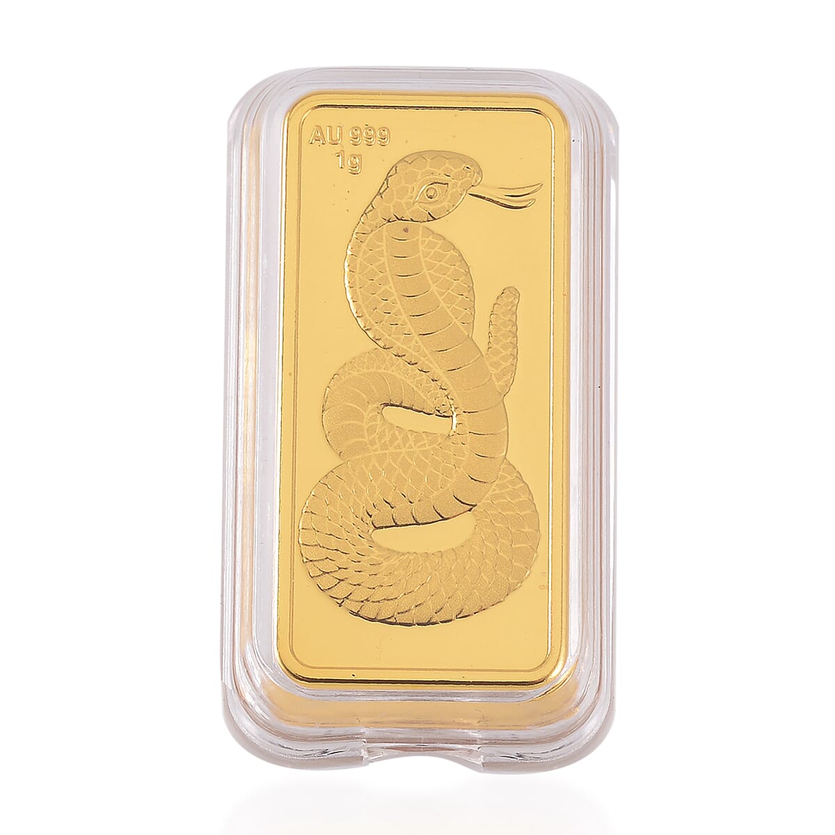 24K Gold Serpent Emboss Sheet 40x20 mm 1 Grams image number 0
